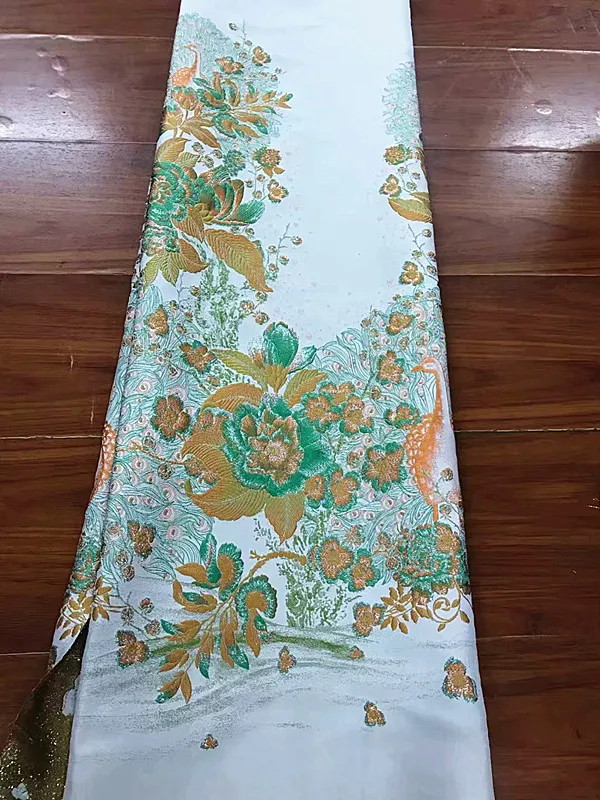 Position design polyester metallic ladies women suit woven designer evening party dress brocade jacquard clothing fabric