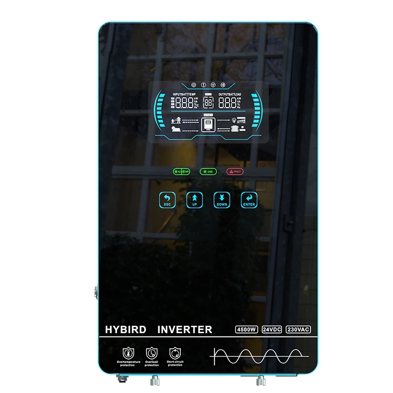 solar power inverter price 4500watts 48vdc 230vac hybrid solar inverter with 150A MPPT solar controller