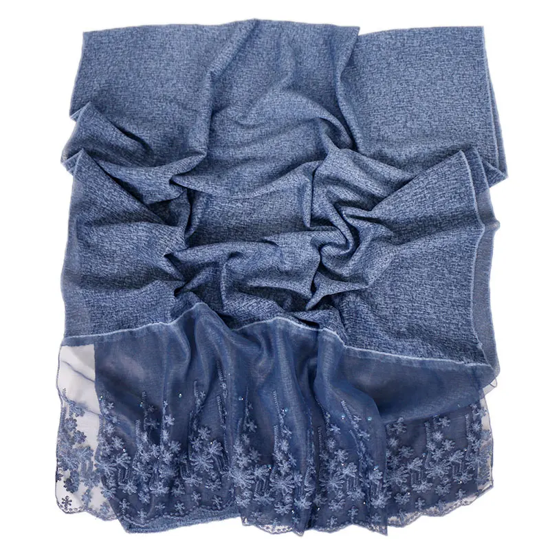 Hijabs Scarfs 2020 Hot Brand Women Scarf Spring Summer Silk Scarves Shawls and Wraps Lady  Beach Stoles Hijab Foulard