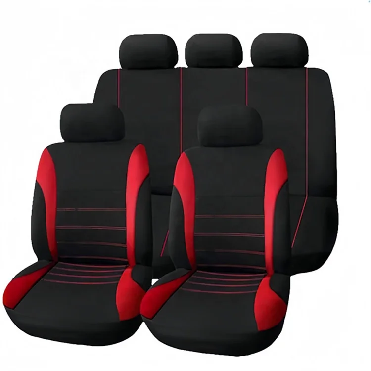 9 Pcs Full Set Luxury Design Auto Seats High Quality Universal Car Seat Cover  Custom Size  Luxury Logo 9pcs Set