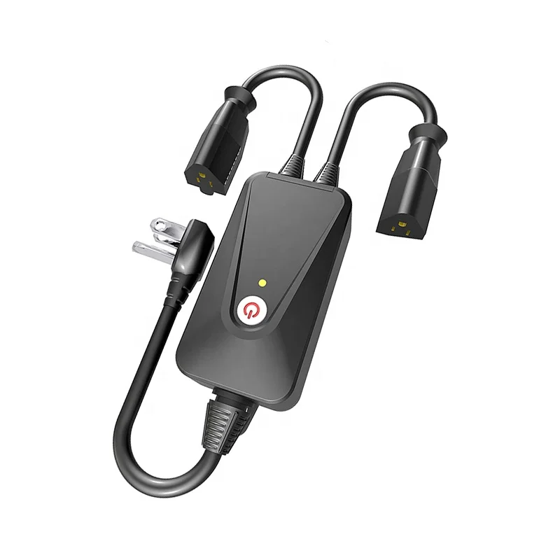 
Smart Home Wifi Outlet Plug work with Alexa,No Hub Required Remote Control Outdoor Socket 