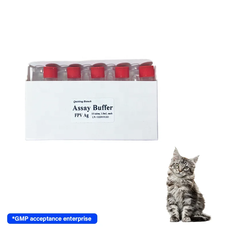Pet Diagnostics Vet Rapid Test Feline Parvovirus Herpesvirus Calicivirus Antibody FPV FHV FCV Ab Test Kit