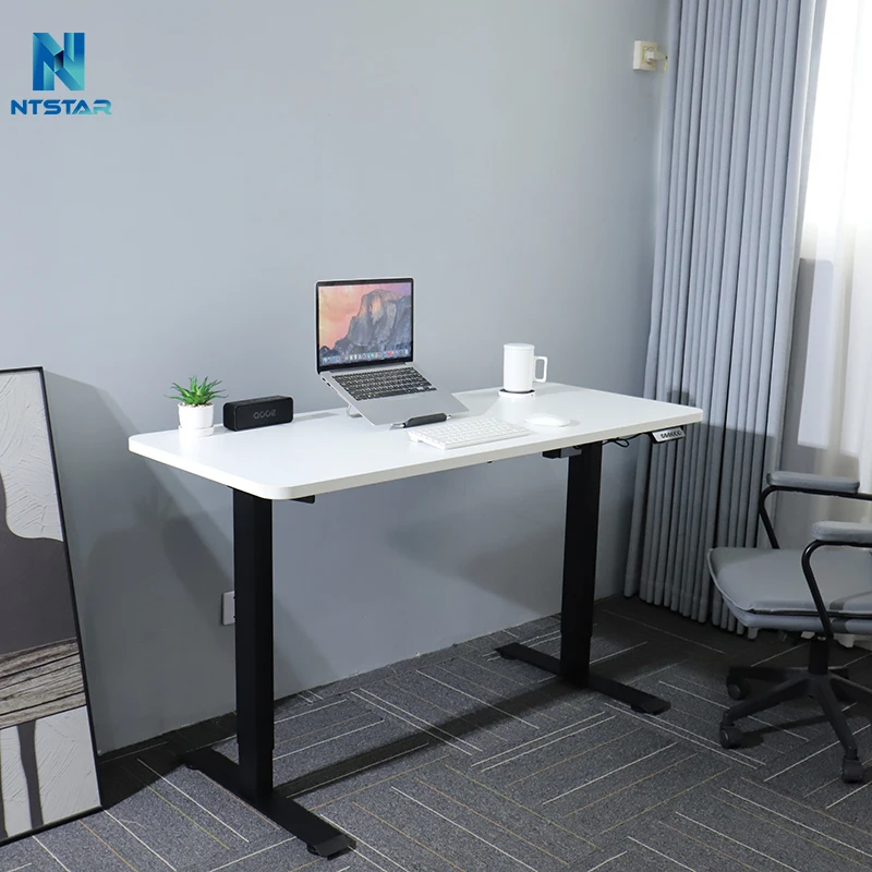 2JRF2 оптовая продажа двухсегментный двухмоторный компьютерный стоячий стол с регулируемой высотой