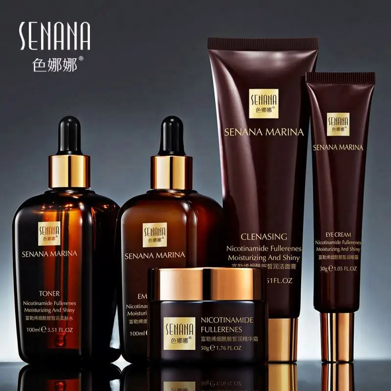 Sets Face Skin Care private label nicotinamide fullerene Beauty Facial Gift Set Moisturizing Hydrating