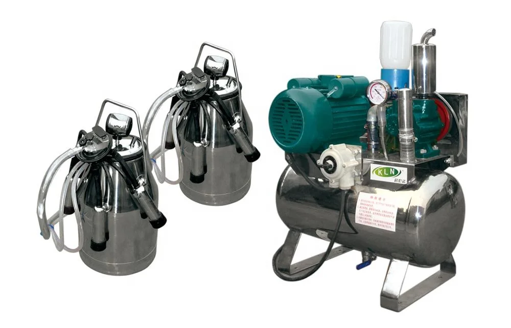Beter product lightweight mobile vacuum pump oil or electric milking machines for goats