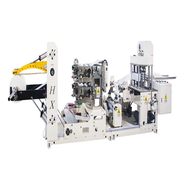 HX--CJ-200--400 Two Color Printing Embossing Napkin Folding Machine