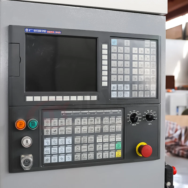 Single Spindle VMC 650 CNC Aluminium Milling Machine Center 3 Axis VMC GSK Fanuc Control System Automatic Motor Core Components