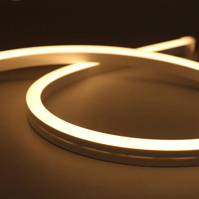 LED Strip Lights Black Housing Tube 24V 2835SMD RGB Waterproof Flexible DIY Led Ultra Thin Neon Flex Rope Light