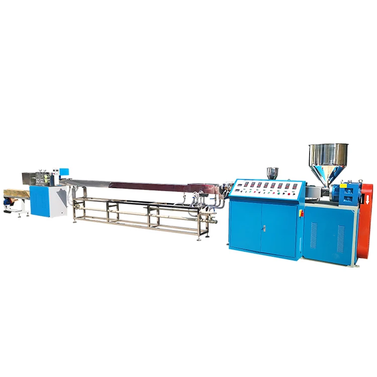 Adjustable two color plastic straw extrusion machine extruder