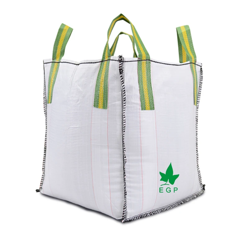 Bulk Bags Circular Bag Food Grade Accept Customized Logo Printing Factory Direct Sales 1t Cross Stitching 26cm Top Full Open 5:1