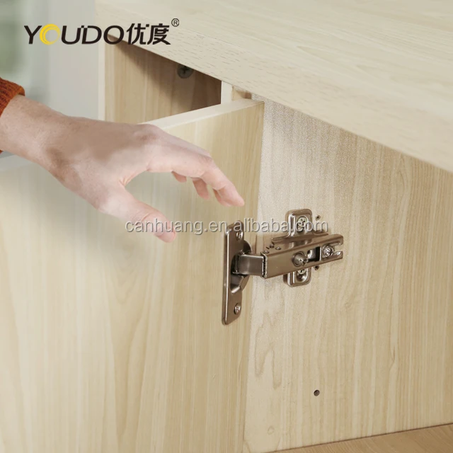 YOUDO OEM Factory Furniture Hardware Normal Hinge Cup 35mm Iron One Way Cabinet Hinges