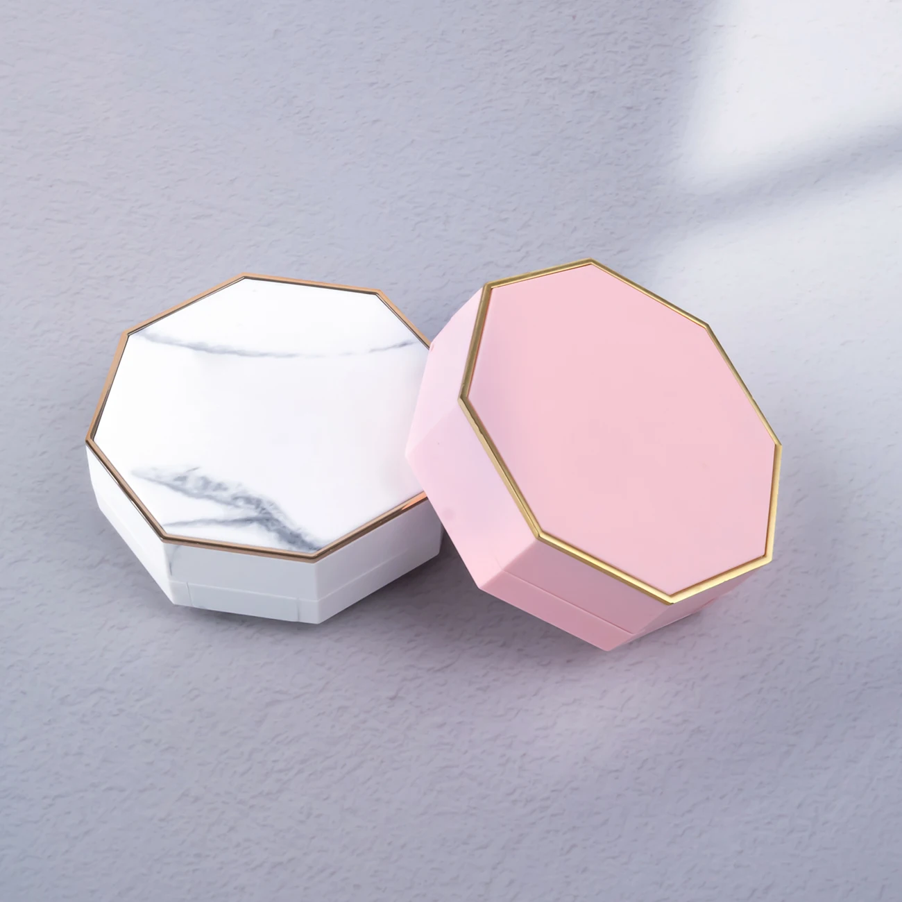Unique shape Air cushion Case 15g Empty Cosmetic powder packaging CC BB cream air foundation compact powder case