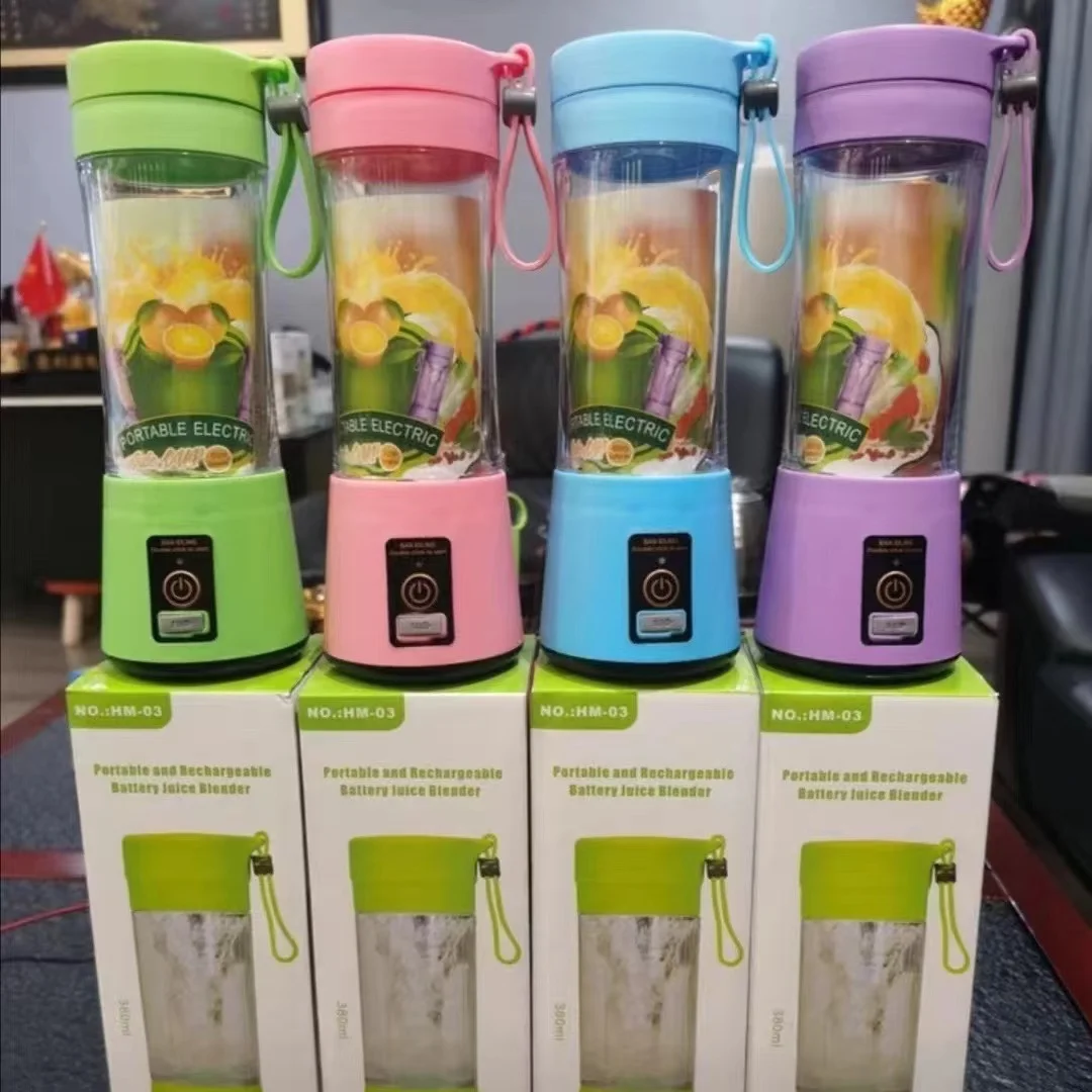 Hot Sale  Mini Home Usb Rechargeable Private Label Mixeur Multifonction bear Brand food Processors Portable Blender
