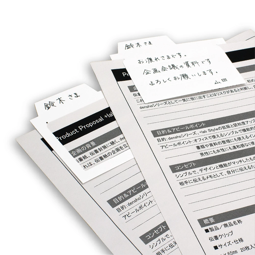 Office stationery 20 sheets per packet densho clip notebook 2021