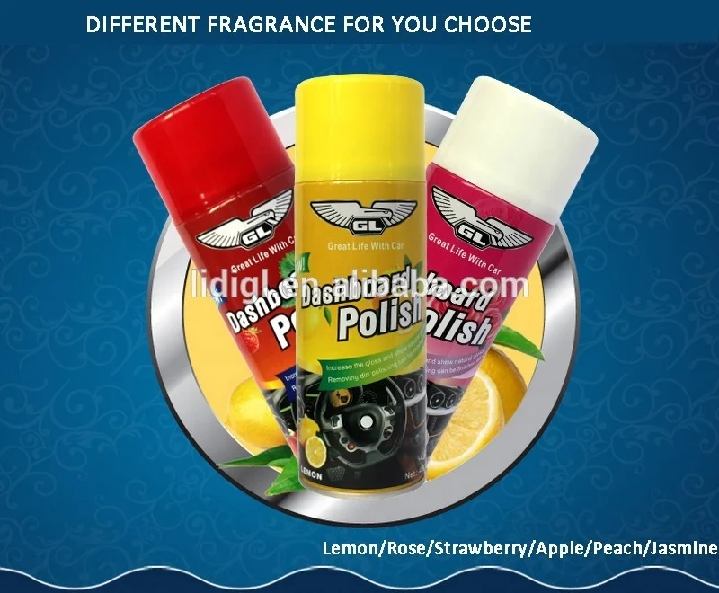 car dashboard shine spray and dashboard cleaner spray