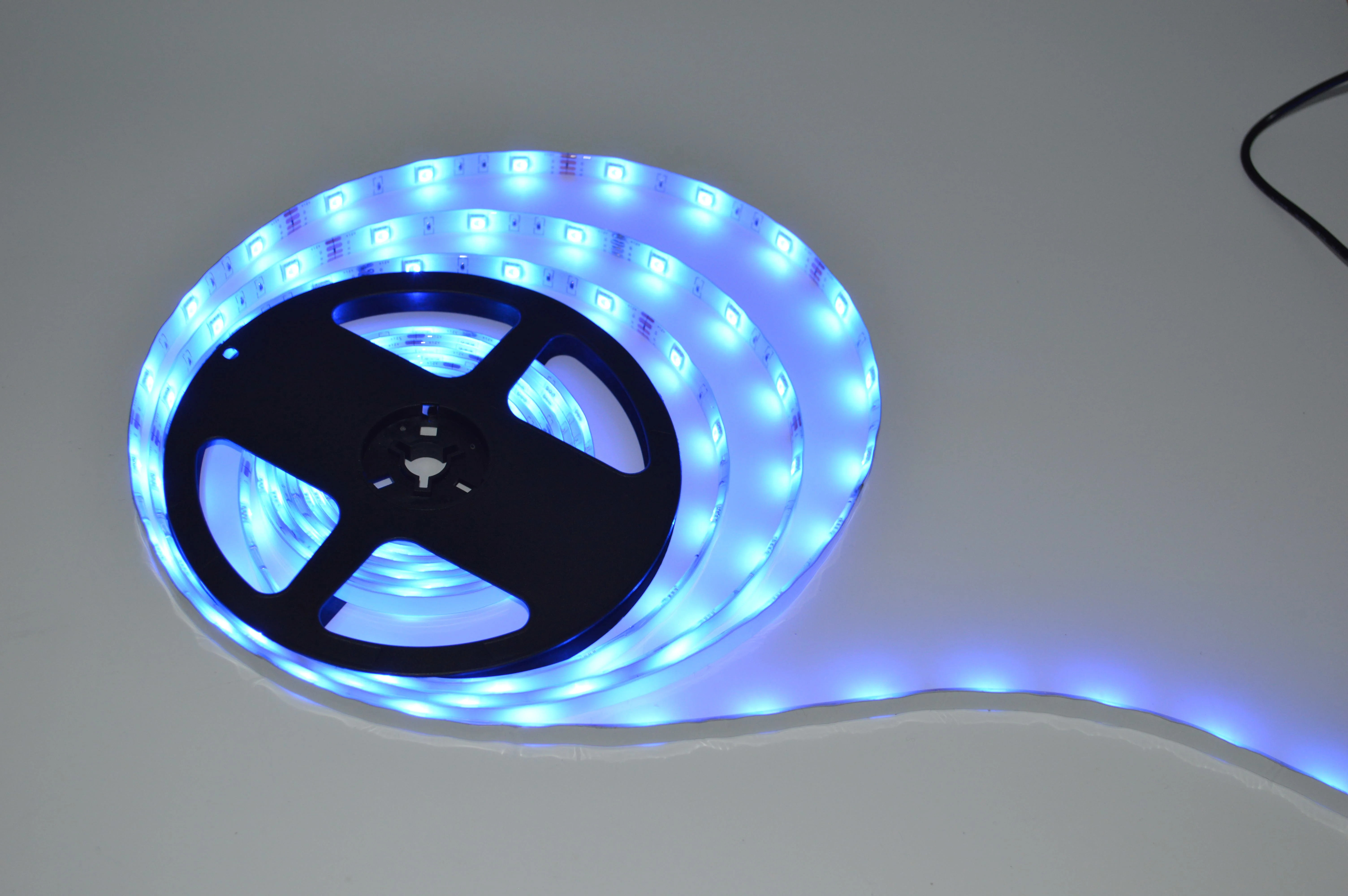 5M Smart Durable Ip65 LED Light Strip Led Bracelet RGB DC 12V OEM Copper 80 Set De 3 Luces Led Con Control Remoto Remote Control