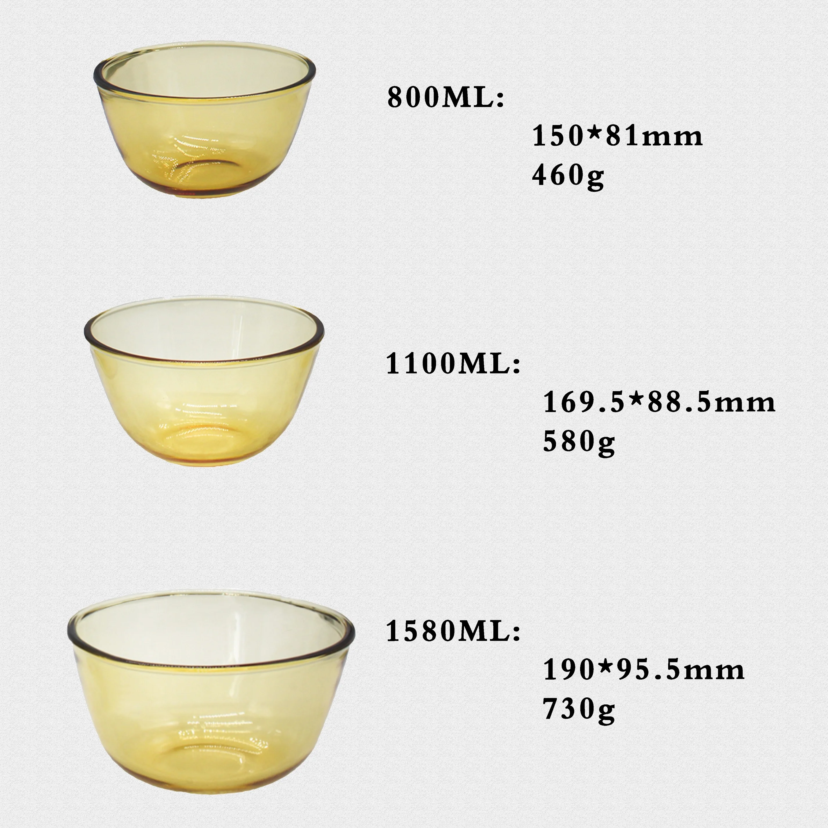 2023 Household light luxury tableware high borosilicate amber glass table set wholesale