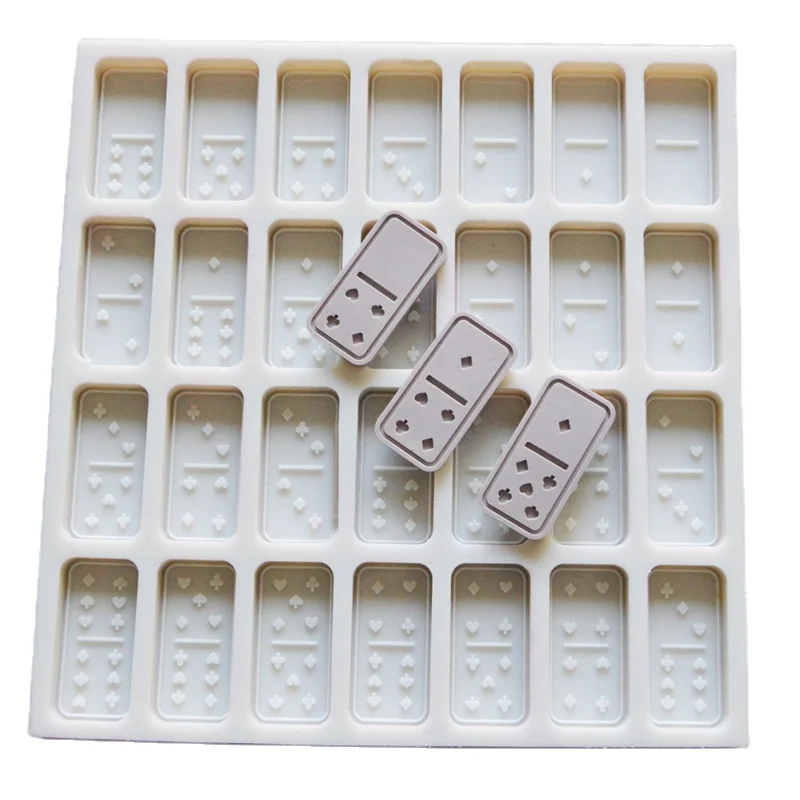 Квадратная силиконовая форма «домино», силиконовые формы «сделай сам» для рукоделия