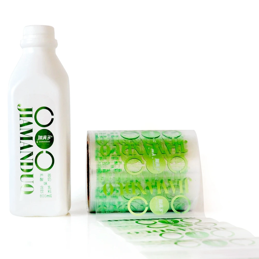 China Factory Pvc Stickers Packaging Labels Bottle Label For Water And Beverage