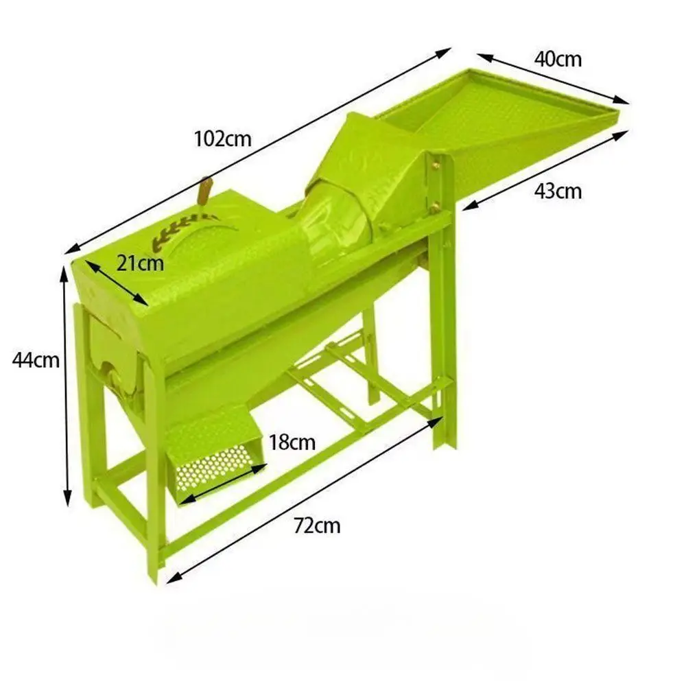 Hot Pure copper motor with a cleaning rate of 95%, household thickened material, fully automatic small corn thresher
