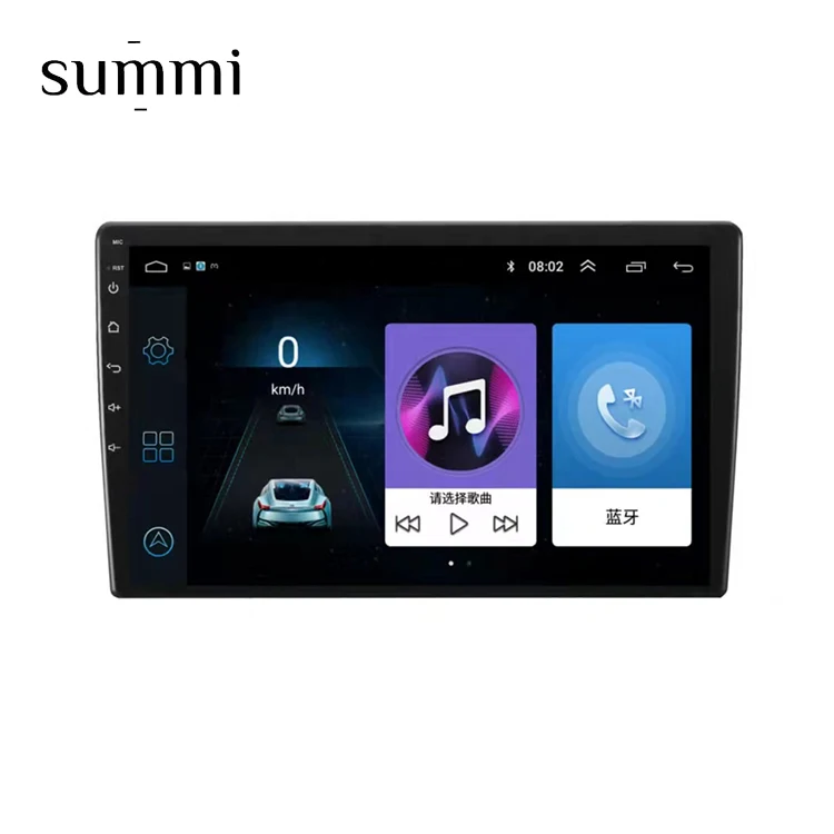 Bes-7024 factory stock Android one din 9' Universal Adjustable Touch screen USB WIFI Mirror Link car radio MP5 Player