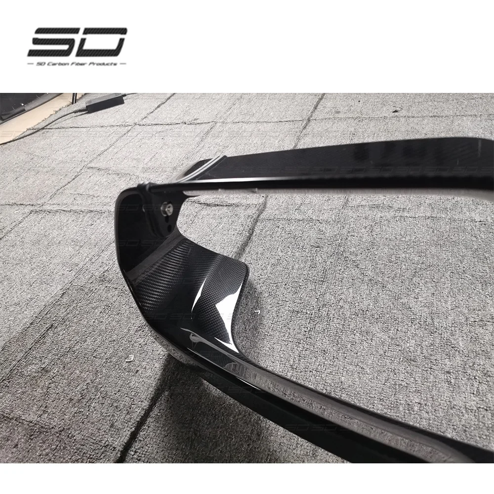 Newest Products Dry Carbon Fiber Body Kit Rear Bumper Spoiler Wing For Alfa Romeo Giulia  Quadrifoglio Upgrade to GTA Rear Spoil