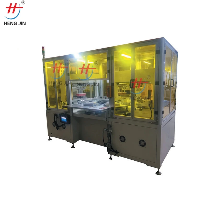 Tampon pad printing machine rotary table  3 three colors nails pad printer