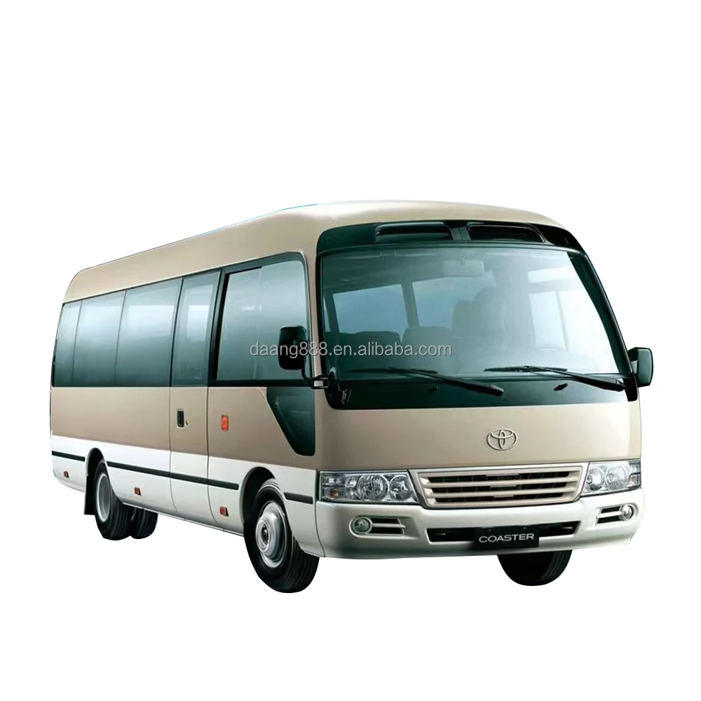 Hot Selling Good Condition gasoline 10-23 Seats luxury Toy-ota Coaster business Bus City Bus Mini Bus For Sale