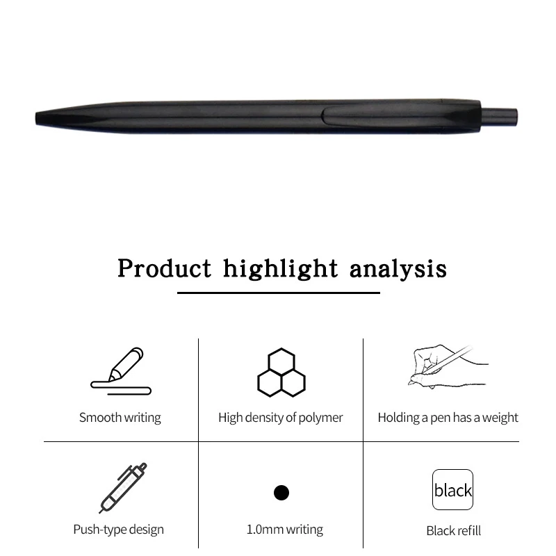 2024 New Plastic Ballpoint Pen with Clip Cheap Advertising Muti-colors Ball Pens Custom Logo