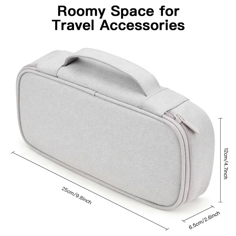 Cable Organizer Bag Electronics Carrying Travel Case for Charger  Cords Tech Accessories Portable Power Bank