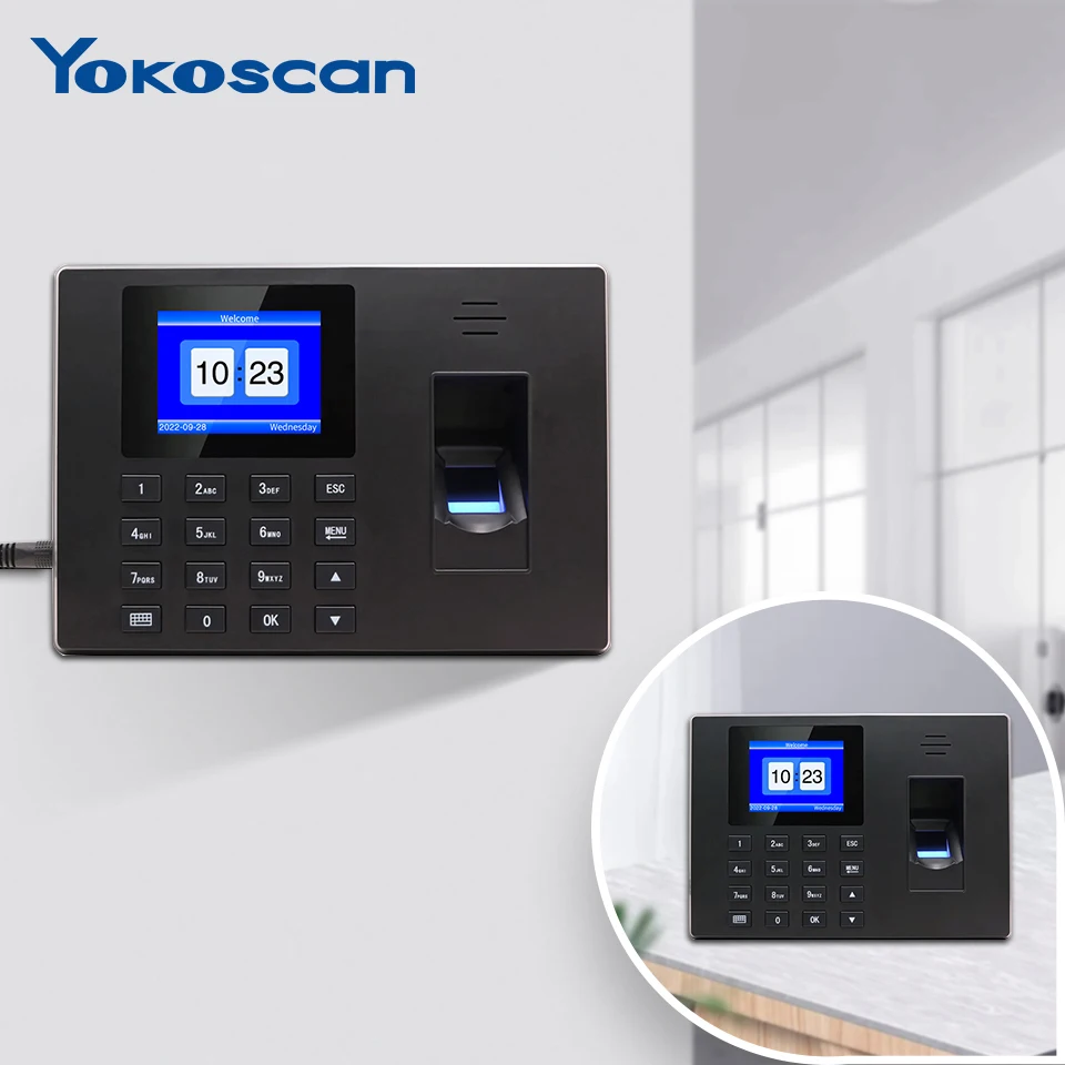 F06 Fingerprint Time Attendance Machine Biometric Recorder F06 For Office Facoty