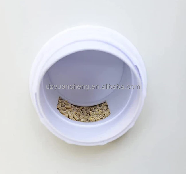 Chicken Feeder Port, Poultry Feeder with Rain Proof,DIY Gravity pro Feeders Kit for Buckets, Troughs, Barrels