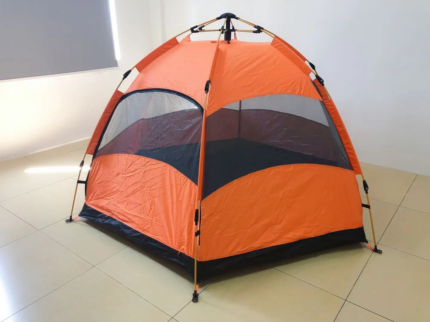 Wholesale Outdoor Travel Hexagonal Double-Layer Spring Automatic Tent Rain-Proof Dual-Use Camping Tent