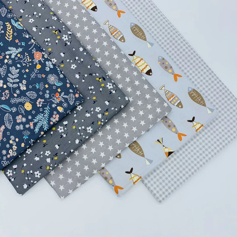 
100% Cotton Patchwork Printed Fabric Squares Bundle DIY Handmade Craft Sewing Quilting Fabric 