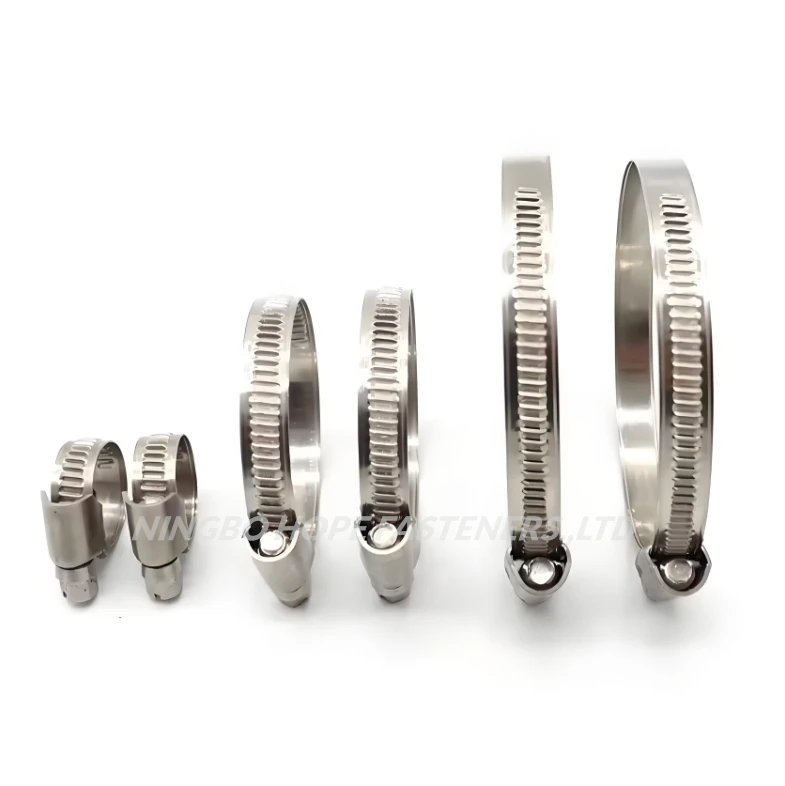German Type Screw Band Worm Drive Hose Clamps