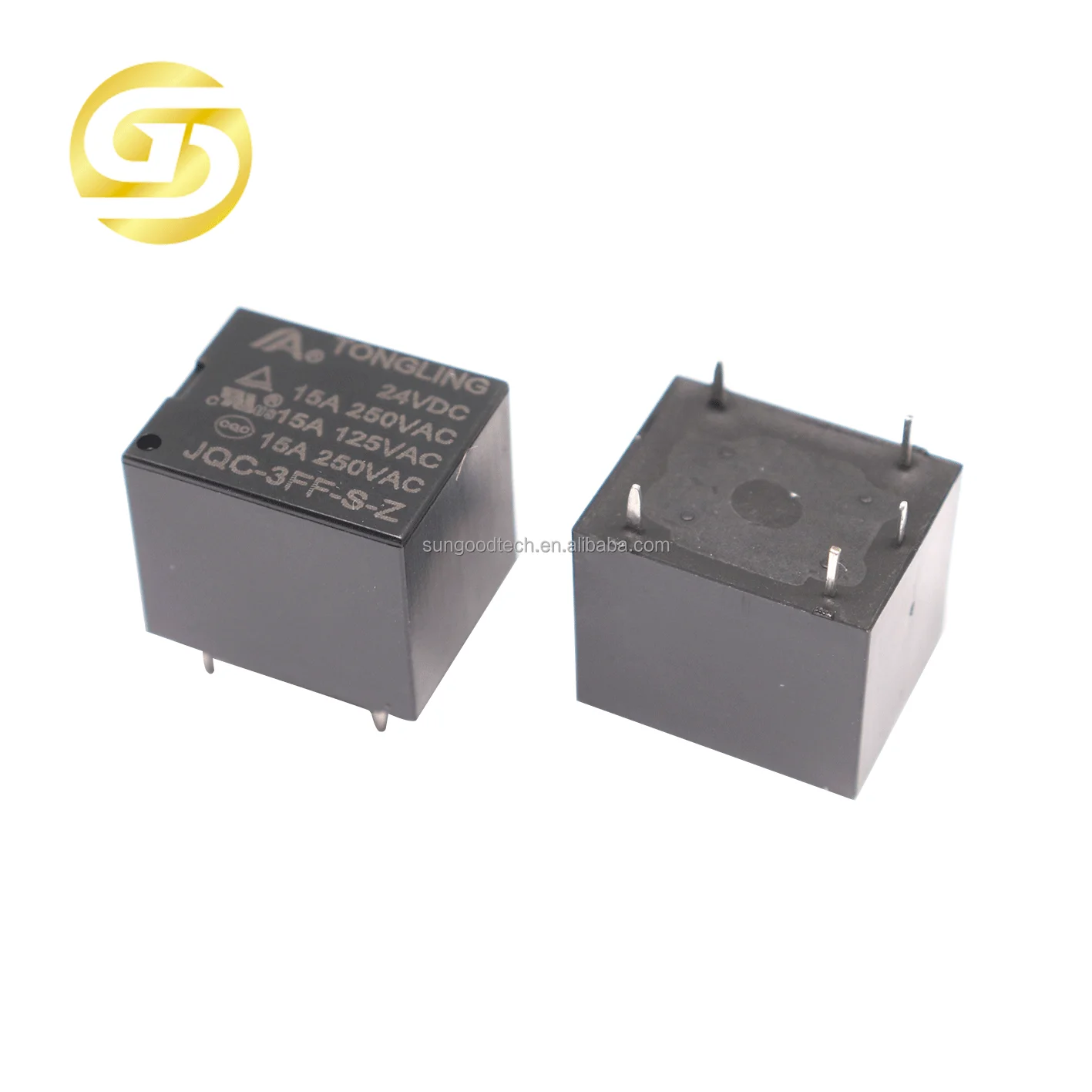 New and Original TONGLING Relay JQC-3FF-S-Z 24V 24VDC 5-PIN15A/250VAC 15A/125VAC