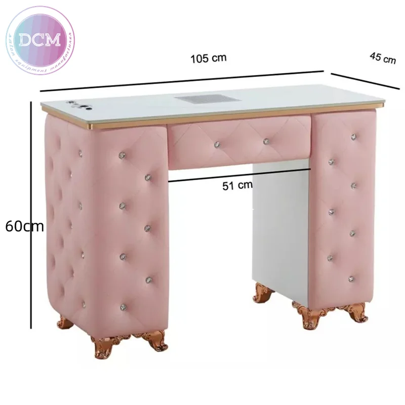 vented granite small manicure desk 100 cm nail bar station nails table with suction and filter