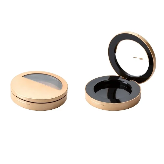 Empty makeup diameter 27mm 36mm magnetic jar pink single eyeshadow containers