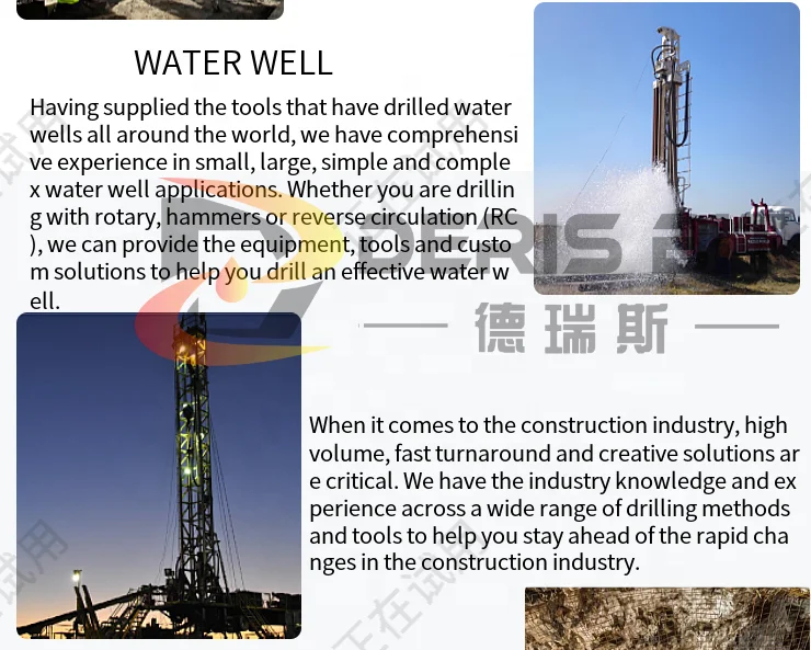 IADC 537 547 637 water well drilling New tungsten carbide insert roll tci iso tricone drill bit 150mm in china