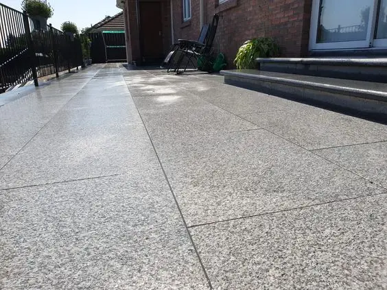 SHIHUI G439 Flower Misty Bianco White Grey Granite Stone for Flooring Tiles