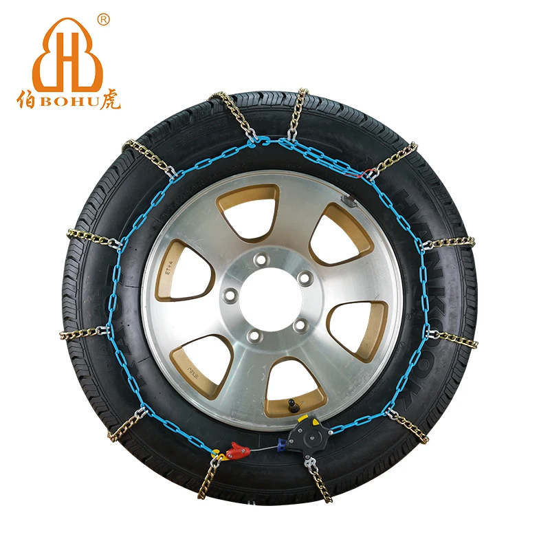 BOHU 2022 new product easy grip snow chains suv snow chain One button automatic tightening tire chain