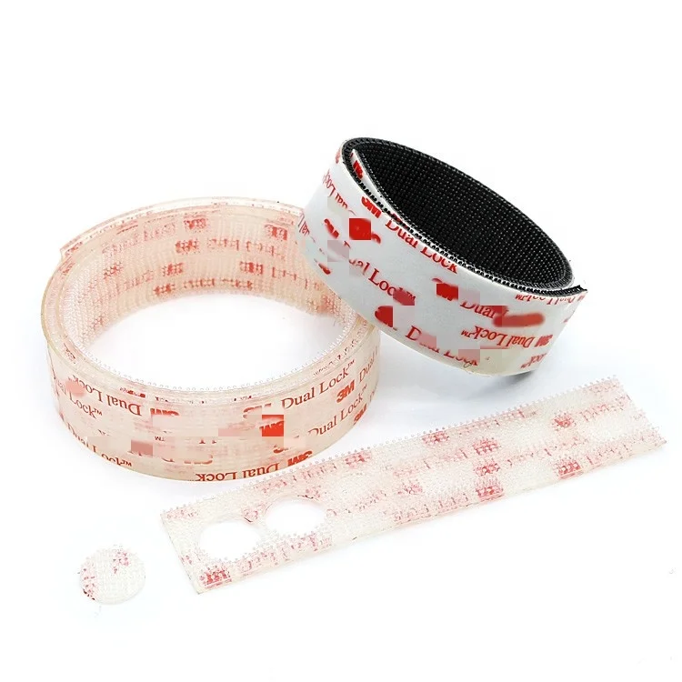 Hook Loop Tape Self Adhesive Waterproof Mushroom Head Reclosable Fastener tape self locking hook and loop