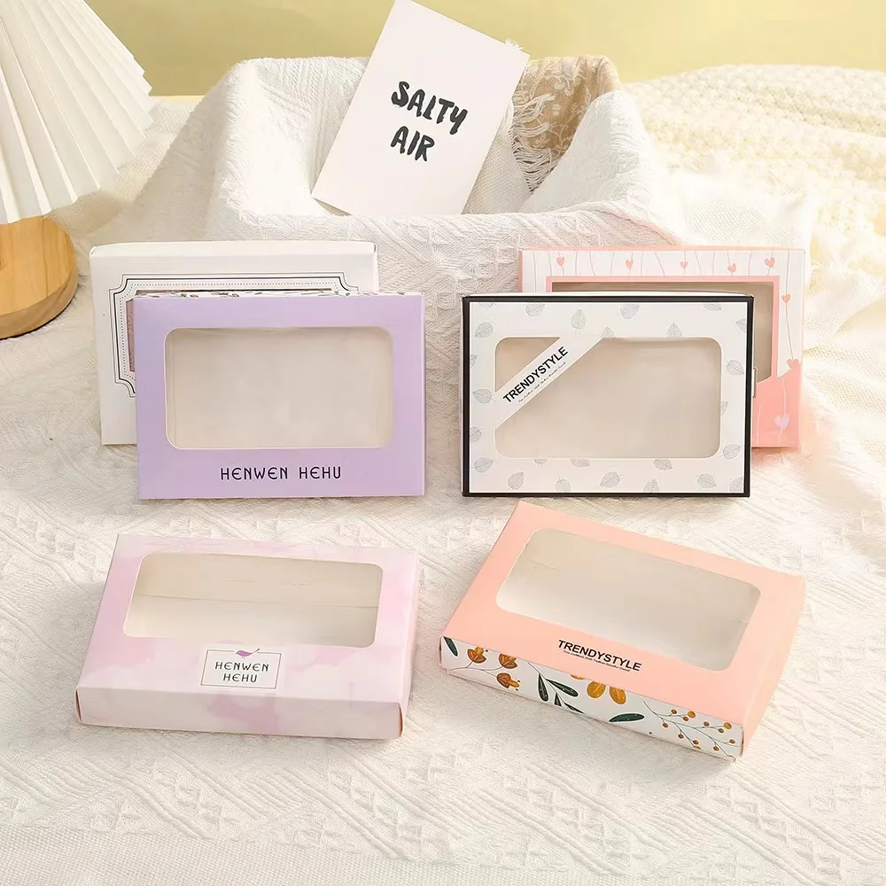 Мужская и женская упаковочная коробка под посуду с принтом логотипа на заказ, Прямая поставка с завода