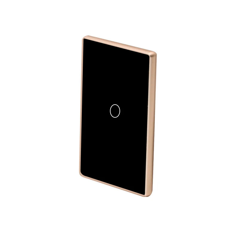 New Arrival Wall Switch Socket American Dimmer Switch 1 Gang 3 Way 120V 600W Max White Light Copper OEM Power Slider Color L