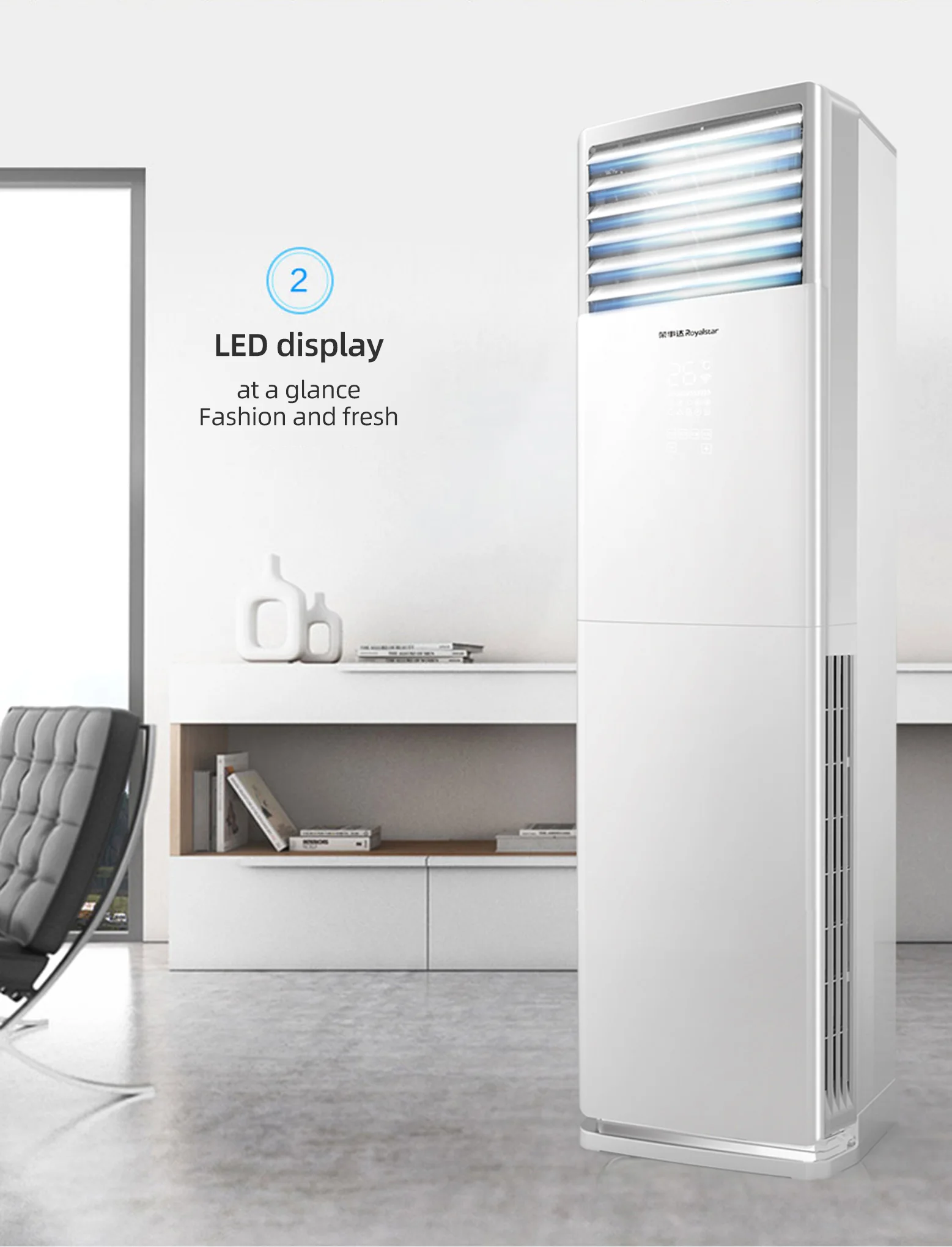 Royalstar Residential Floor Standing Air Conditioners 18000 Btu Domestic Freestanding Cabinet Air Conditioning