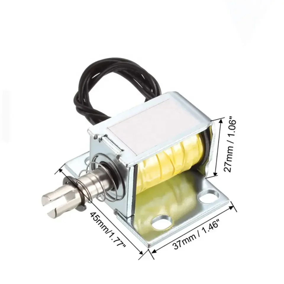Электромагнитный Электромагнит DC Push Pull Type DC24V 4,8 Вт 10 мм с открытой рамой