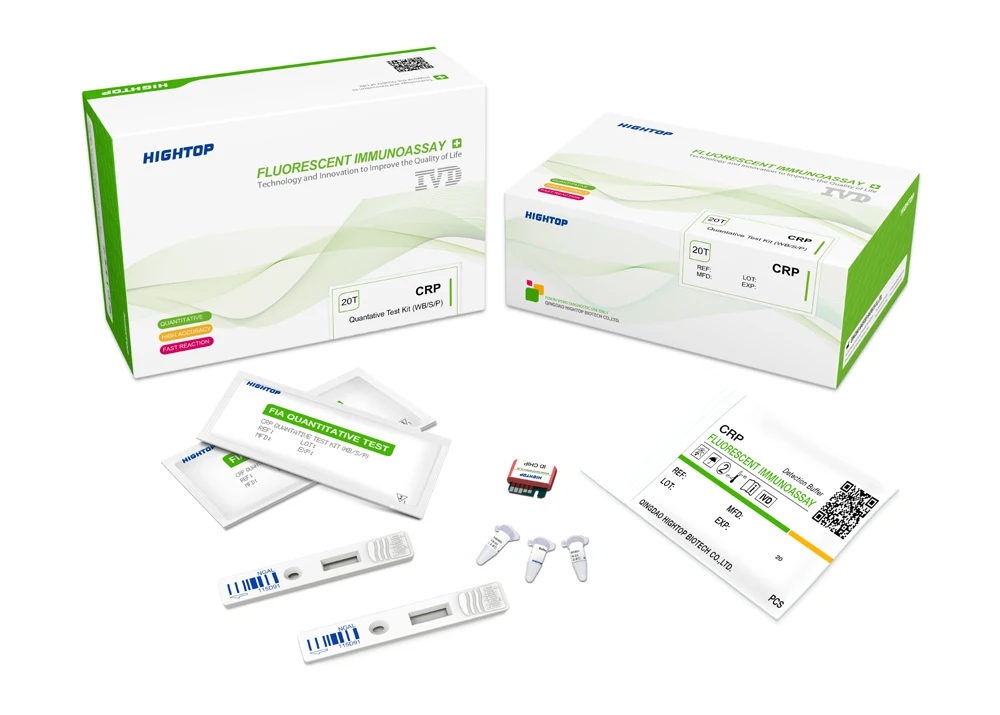 Professional Immunofluorescence Analyzer Total HCG Dry Fluorescence Immunoassay Quantitative Rapid Test Kit