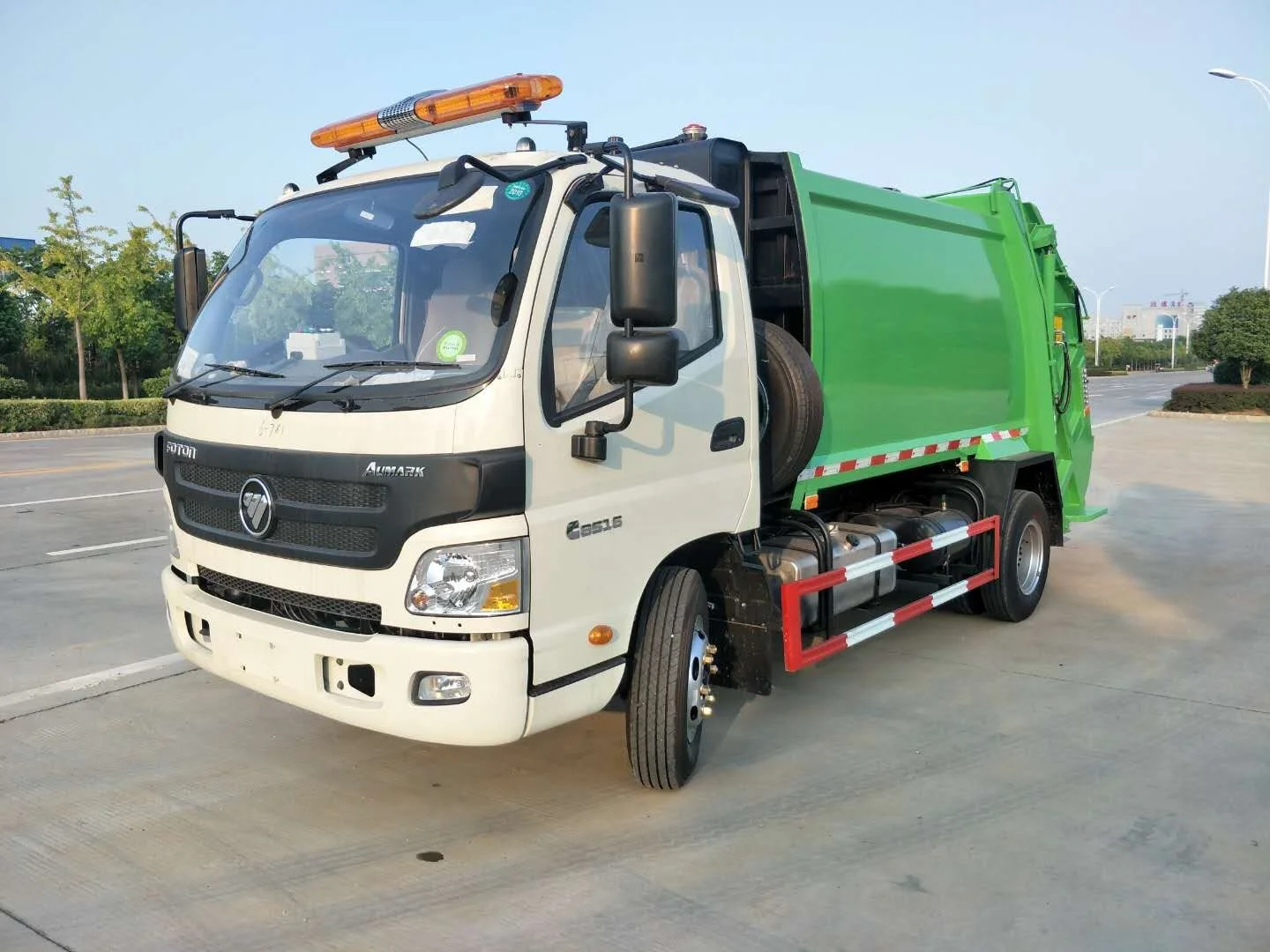 4x2 дизельный однорядные ручная работа 6 wheeler ABS силовой привод A/C гидравлический цилиндр для мусора транспортная