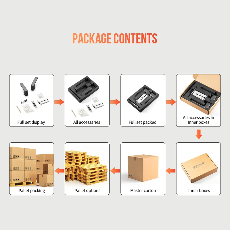 High Standard  Interior Bedroom Privacy Access Mute Grey Wooden Door Zinc Alloy Minimalist Modern passage Door Lock Handle