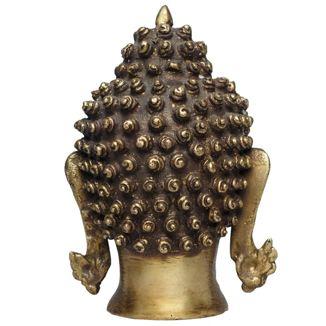 Buddha Head Statue  Brass Made| Green Tara  Brass Statue To Decorate A Room Or Office Environment
